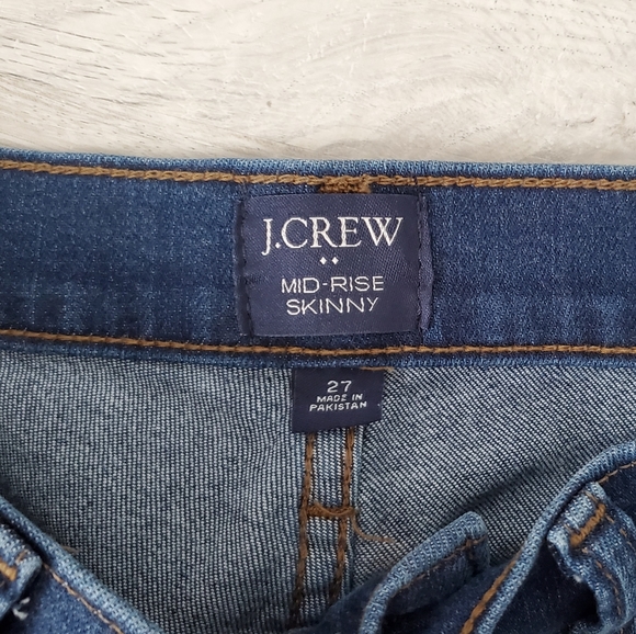 J CREW MID RISE SKINNY JEANS - Picture 9 of 10